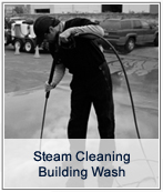 Steam Cleaning Building Wash
